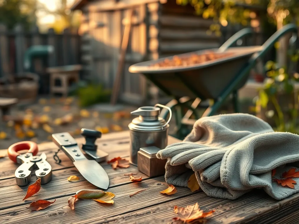 Czyszczenie i konserwacja narzędzi ogrodowych po sezonie - poradnik